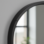 Cathedral Arch Full Length Floor Mirror - arch top frame detail