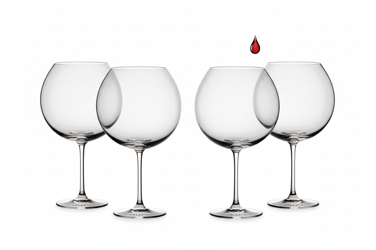 Oversized Balloon Wine Glass Set studio