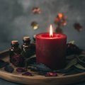 Happiness Patchouli & Dark Rose Bohemian Scented Candle