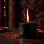 Happiness Black Oud & Saffron Royal Scented Candle