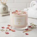 Rose Petal & White Tea Luxury Scented Candle