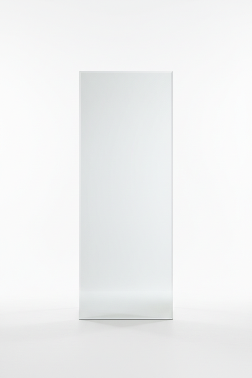 Crystal Clear Frameless Full Length Floor Mirror studio