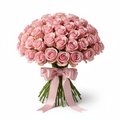 Blush Dream Pink Rose Bouquet 48 Stems