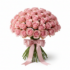 Blush Dream Pink Rose Bouquet 48 Stems