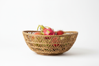 Handwoven Rattan Fruit Bowl studio