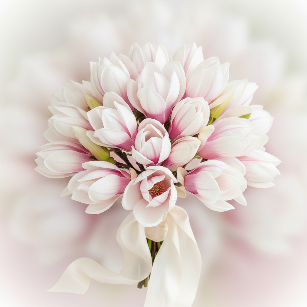 Magnolia Grace Bouquet close up detail