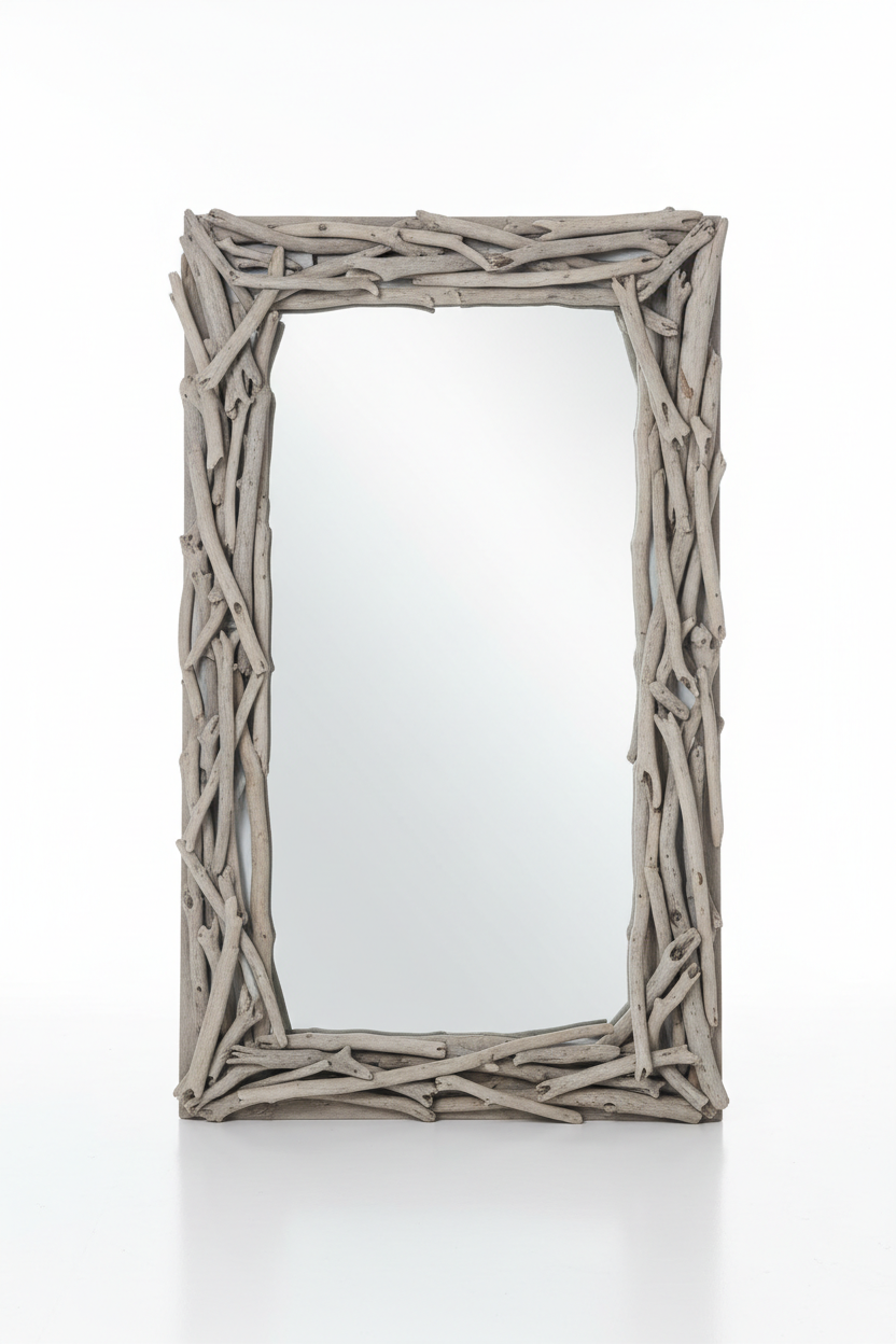 Coastal Driftwood Full Length Floor Mirror studio