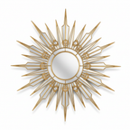 Venetian Sunburst Wall Mirror gold