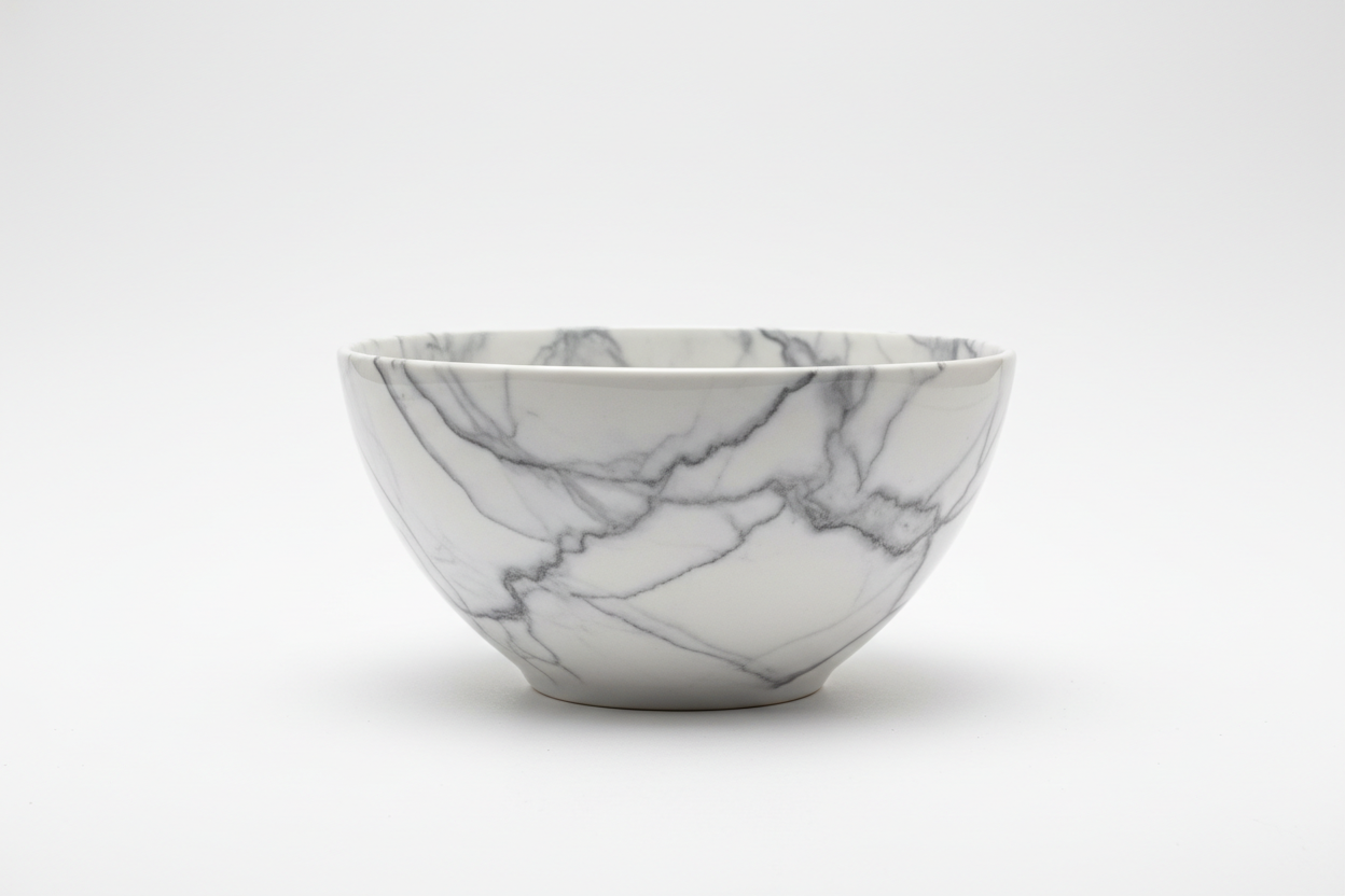 Marble Pattern Ceramic Decorative Bowl studio