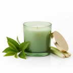 Happiness Green Tea & Lemongrass Fresh Zen Scented Candle