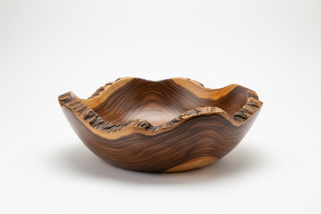 Organic Edge Live Wood Decorative Bowl studio
