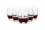 Stemless Red Wine Glass Set studio