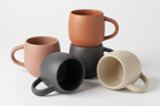Nordic Stoneware Coffee Mug Set studio