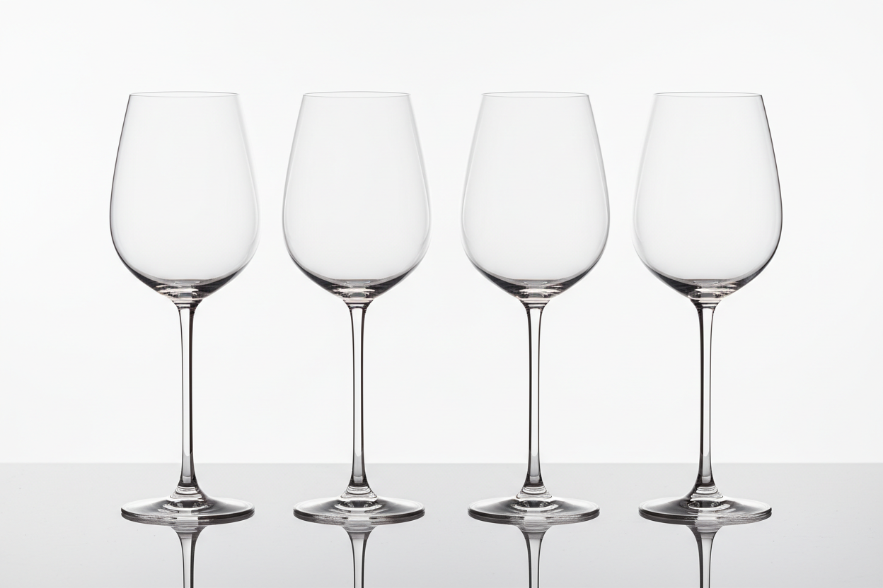 Classic Crystal Bordeaux Wine Glass Set studio