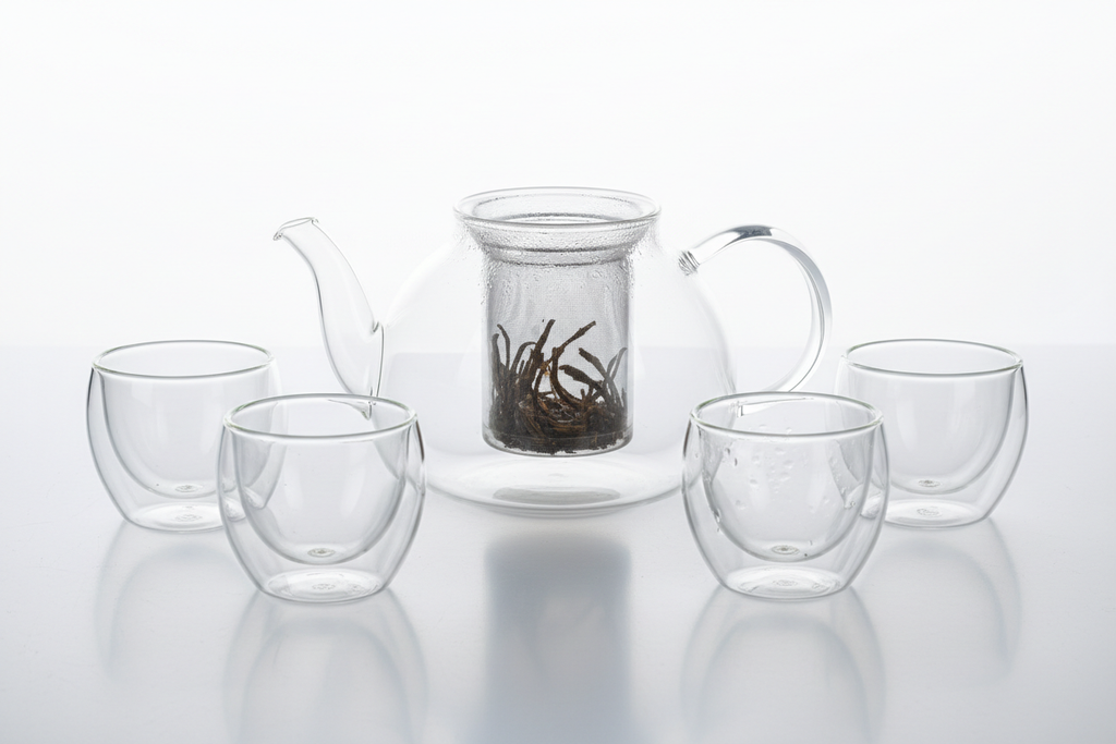 Borosilicate Glass Tea Set studio