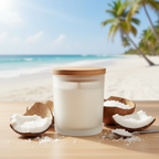 Happiness Coconut & Sea Salt Ocean Breeze Scented Candle
