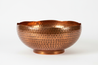 Hammered Copper Centerpiece Bowl studio