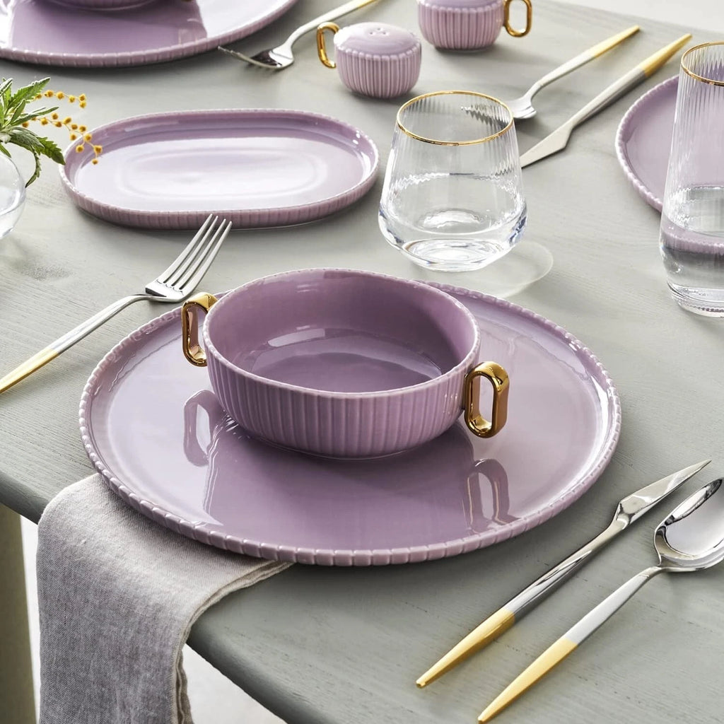 Happiness 16-Piece Elegant Porcelain Dinnerware Set for 6 – Versatile Dining