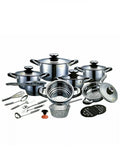 Happiness 23-Piece Stainless Steel Induction Cookware Pan Set