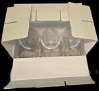 Happiness Elegant Etched Wine Glass Set – 6 Pieces