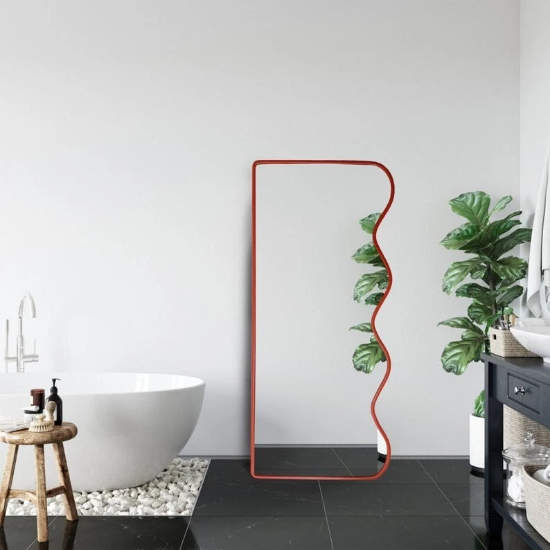 Happiness Full Length Tall Wall Mirror – Stylish Modern Home Dresser Decorative