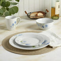 Happiness Wildflower 16-Piece Round Rim Dinnerware Set – Classic Edition