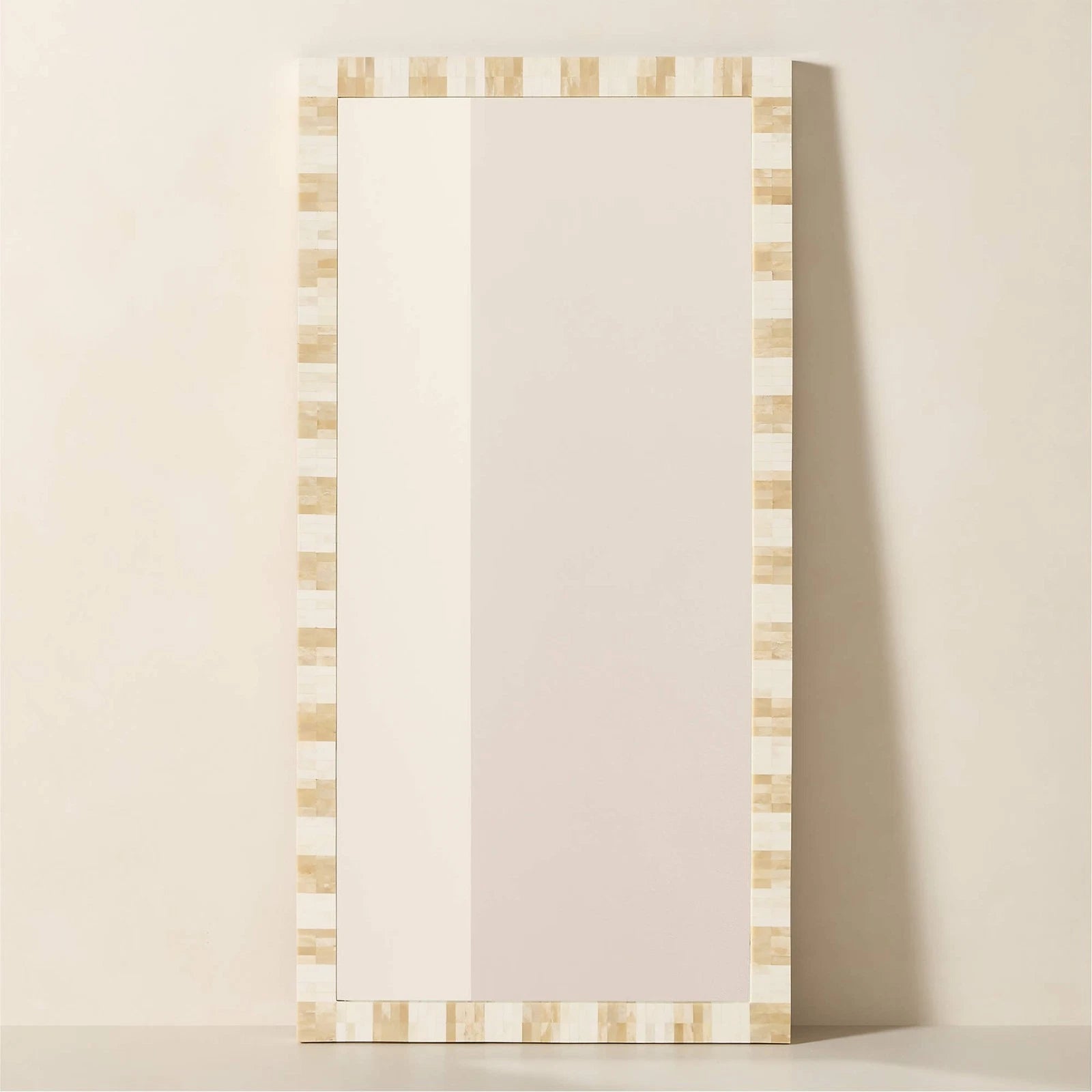 Happiness Bone Inlay Full-Length Floor Mirror – Artisan Handmade Decorative