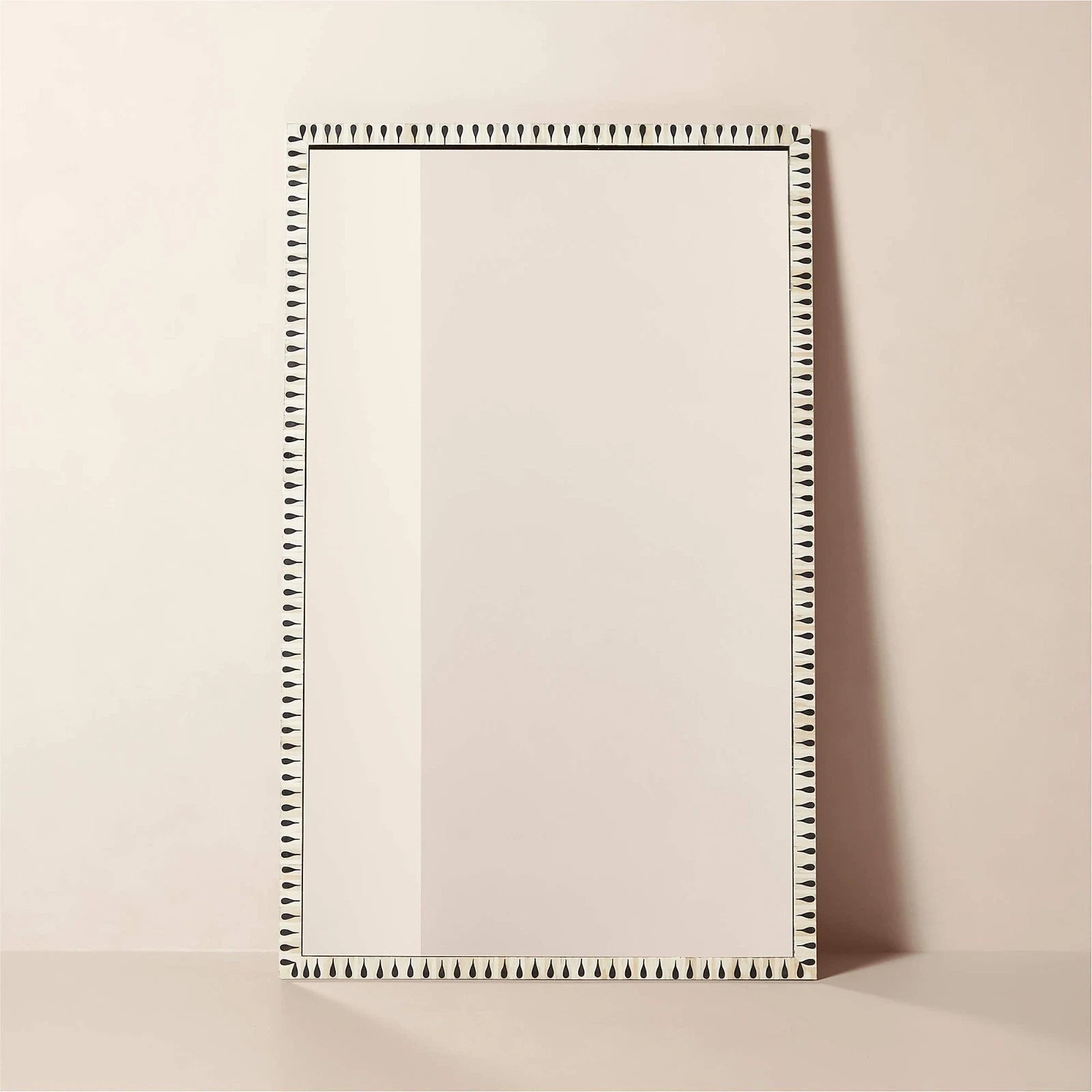 Happiness Bone Inlay Full-Length Floor Mirror – Handmade Decorative Frame