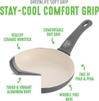 Happiness PFAS-Free Ceramic Nonstick Cookware Set – Soft Grip, Non-Toxic