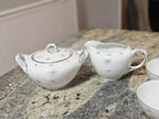 Happiness Snowflake 91-Piece Porcelain Dinnerware Set for 12 – Made in Japan
