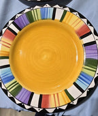 Happiness Fandango 12-Piece Dinnerware Set – 4 Dinner Plates, 4 Salad Plates, 4 Bowls