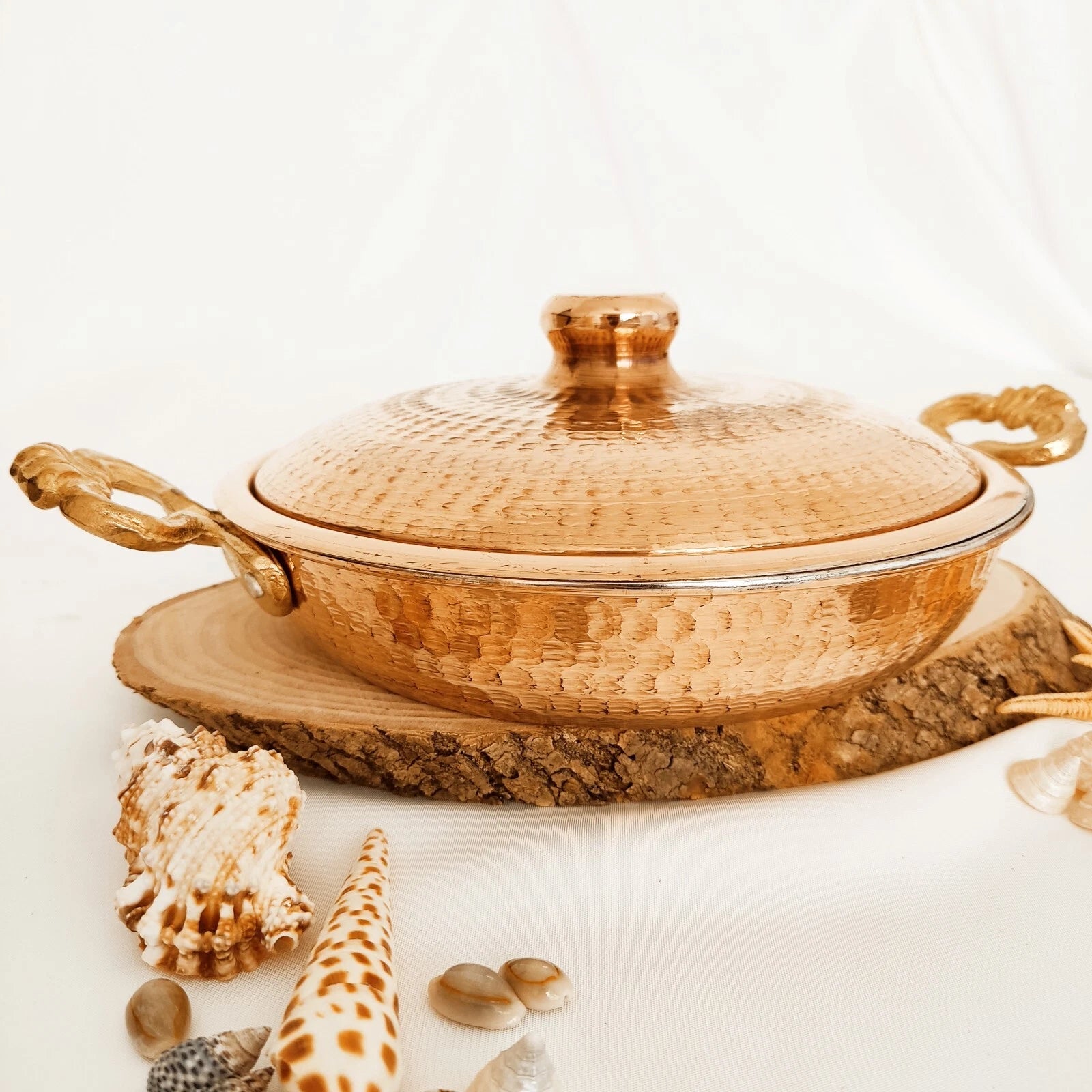 Happiness Handcrafted Copper Cookware Set – Copper Pans, Skillets & Saucepans