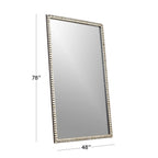 Happiness Bone Inlay Full-Length Floor Mirror – Handmade Decorative Frame