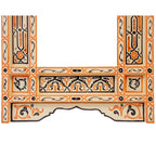 Happiness Beige Full Length Floor Mirror – Moroccan Handpainted Frame