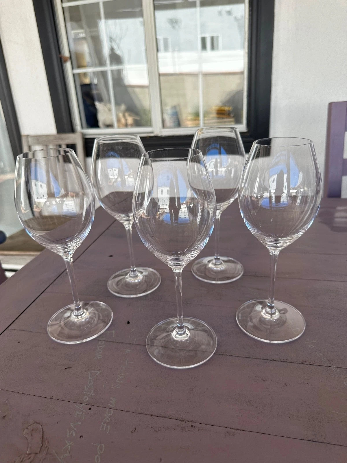 Happiness Premium Red Wine Glasses – Set of 5