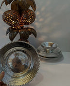 Happiness Copper 24-Piece Dinnerware Set – Hammered Copper Dinner Serving Plates