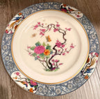 Happiness Ming Floral 19-Piece China Dinnerware Set – Dinner Salad Plates & Dessert Server