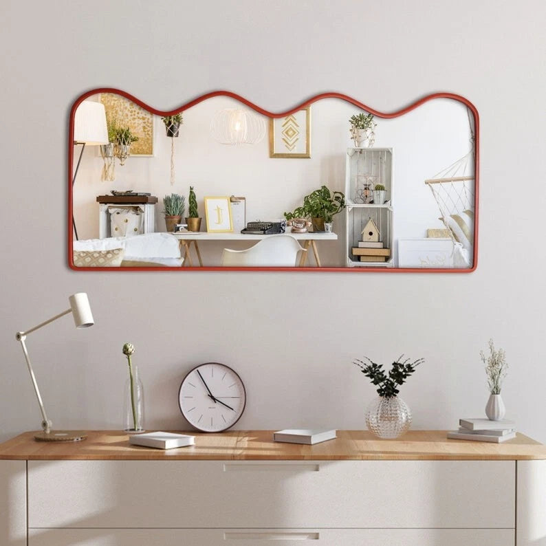 Happiness Full Length Tall Wall Mirror – Stylish Modern Home Dresser Decorative