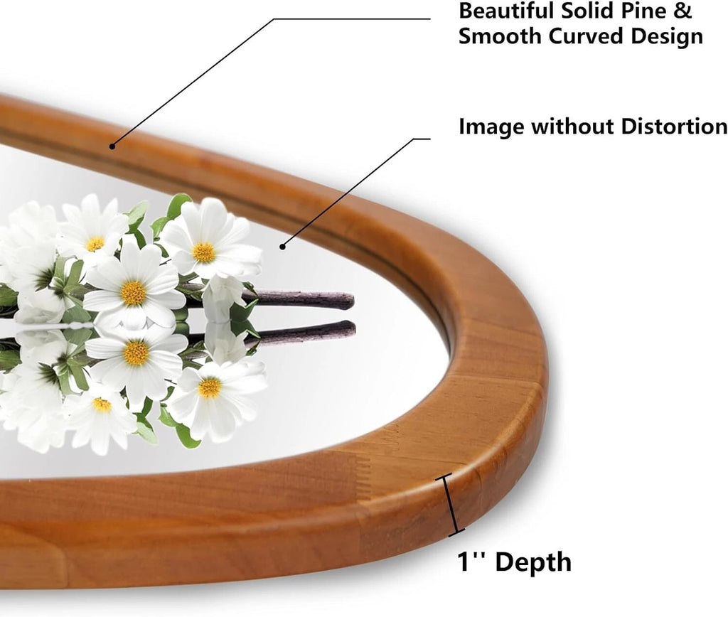 Happiness Asymmetrical Wall Mirror – Irregular Full Length