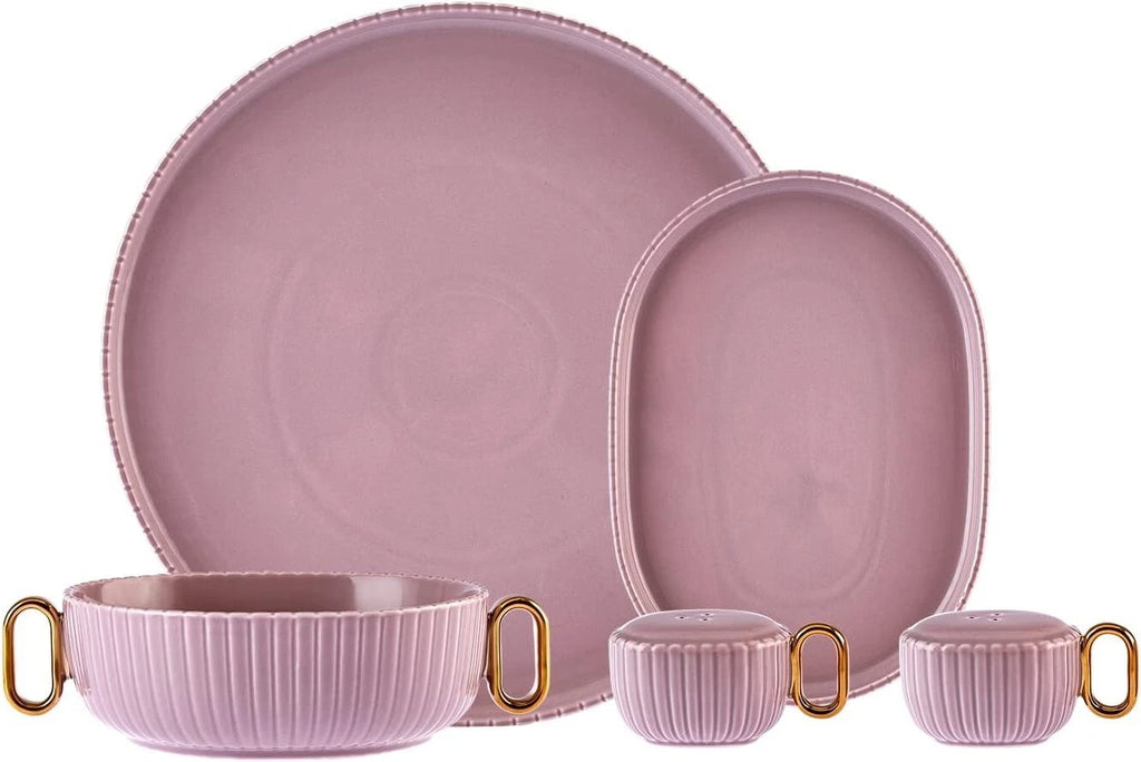 Happiness 16-Piece Elegant Porcelain Dinnerware Set for 6 – Versatile Dining