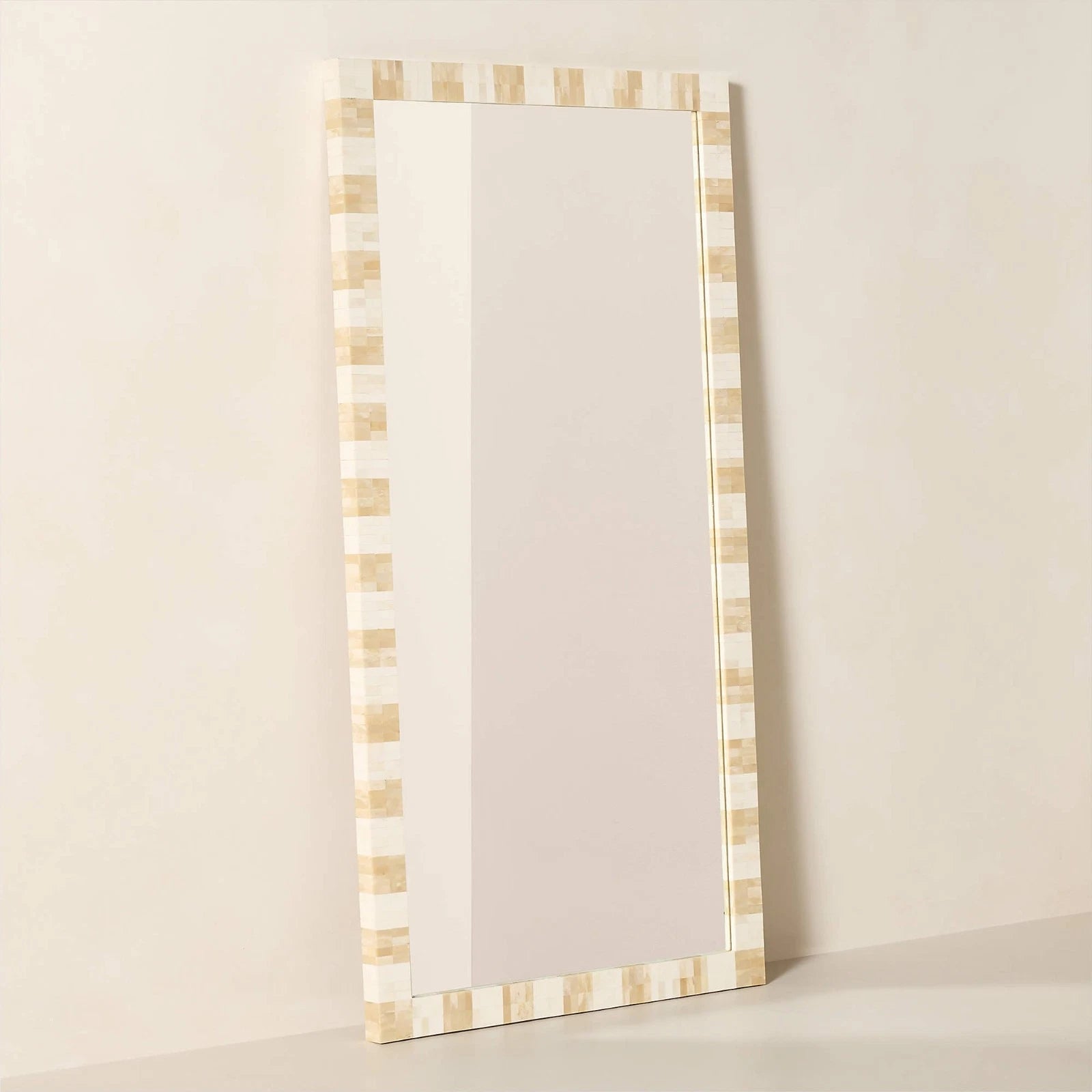 Happiness Bone Inlay Full-Length Floor Mirror – Artisan Handmade Decorative