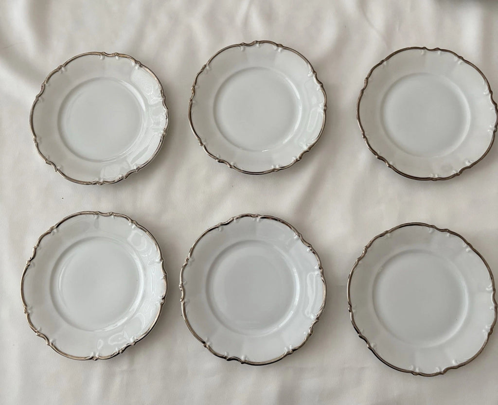 Happiness Wedding Band Porcelain Dinnerware 46-Piece – Platinum Trim
