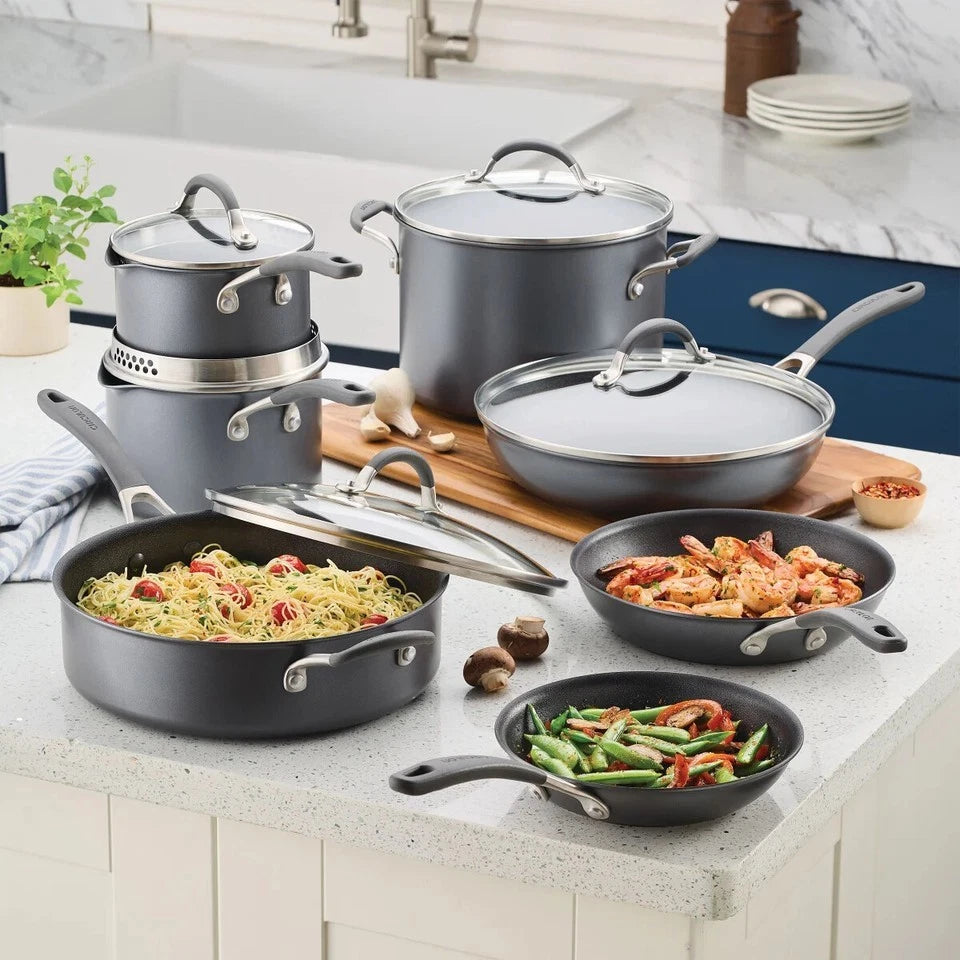 Happiness A1 Series 12-Piece Non-Stick Aluminum Cookware Set