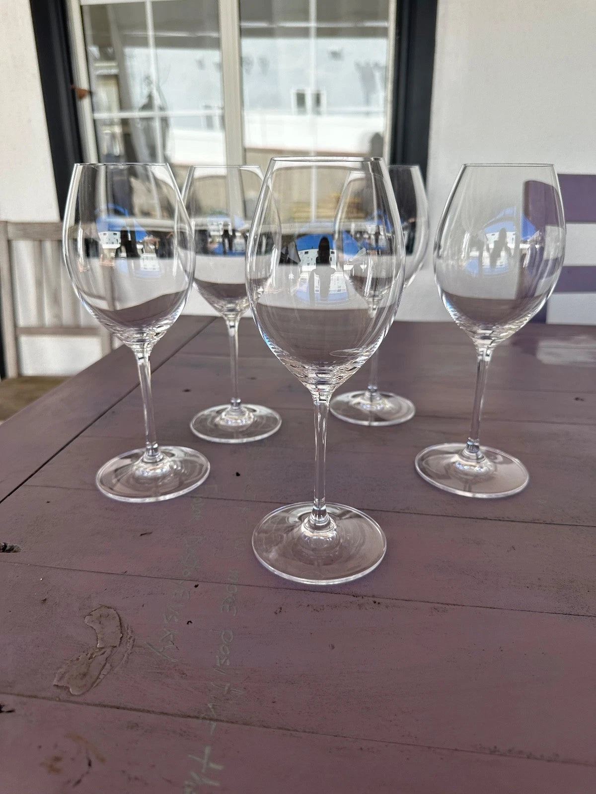 Happiness Premium Red Wine Glasses – Set of 5