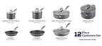Happiness A1 Series 12-Piece Non-Stick Aluminum Cookware Set