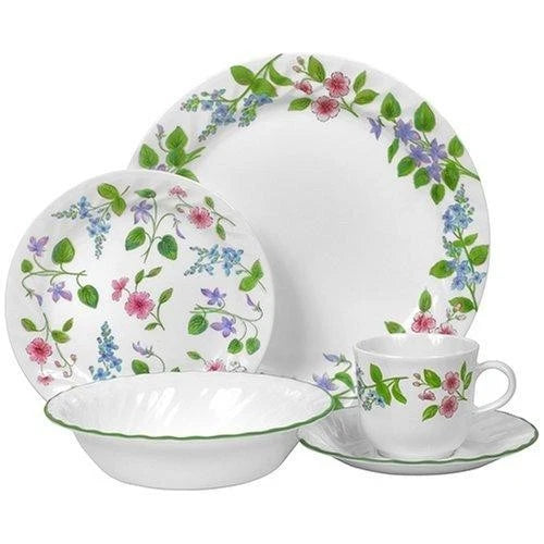 Happiness Delicate Array 20-Piece Dinnerware Set with Serving Platter