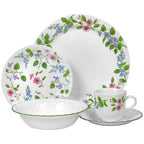 Happiness Delicate Array 20-Piece Dinnerware Set with Serving Platter