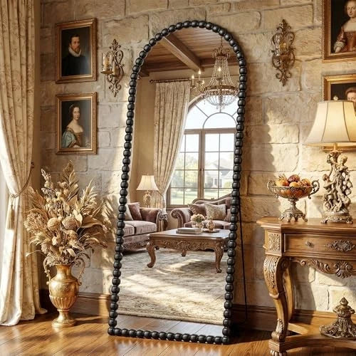 Happiness Floor Mirror – 57"x21" Vintage Full Length