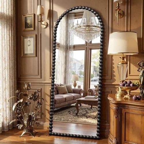 Happiness Floor Mirror – 57"x21" Vintage Full Length