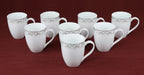 Happiness 50-Piece Bone China Dinnerware Set – Cashmere, Service for 8